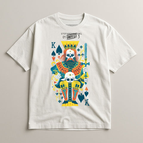 King of Spades Skull Graphic T-Shirt Design