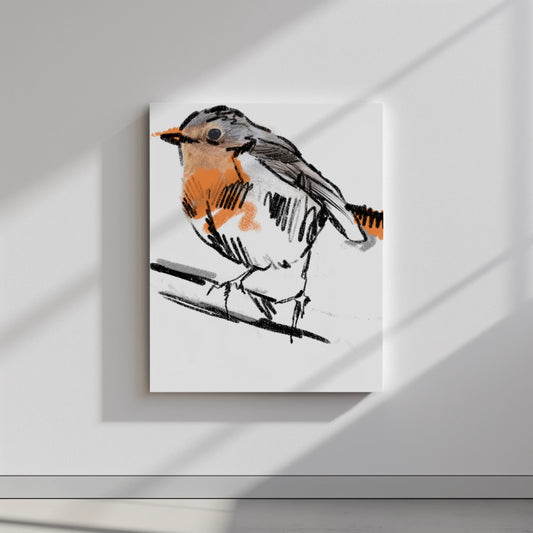 Quadro canvas redbird