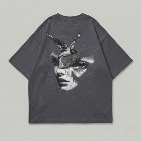 Enigmatic Face Bird Abstract Graphic Design product type
Graphic T-shirt
Abstract Design
Bird Art
Face Illustration
Dark Aesthetic
Artistic Print
Streetwear Fashion
Unique Apparel
Mysterious Vibe
Fragmented Art
Geometric Graphic
Oversized Tee
Unisex Style
Crewneck Top
Short Sleeve
Contemporary Art
Nature Inspired
Digital Art Print
Fashion Tee
Avant-garde