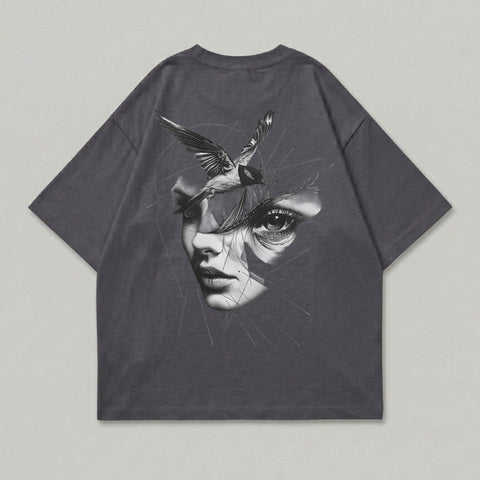 Enigmatic Face Bird Abstract Graphic Design product type
Graphic T-shirt
Abstract Design
Bird Art
Face Illustration
Dark Aesthetic
Artistic Print
Streetwear Fashion
Unique Apparel
Mysterious Vibe
Fragmented Art
Geometric Graphic
Oversized Tee
Unisex Style
Crewneck Top
Short Sleeve
Contemporary Art
Nature Inspired
Digital Art Print
Fashion Tee
Avant-garde