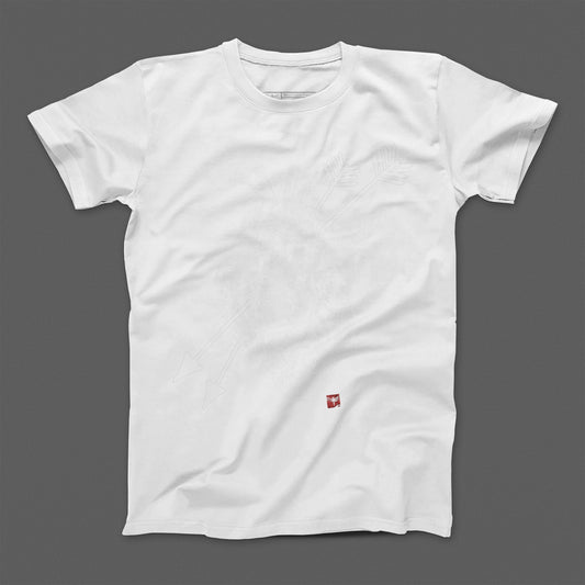 T-shirt donna boyfriend cupido-white
