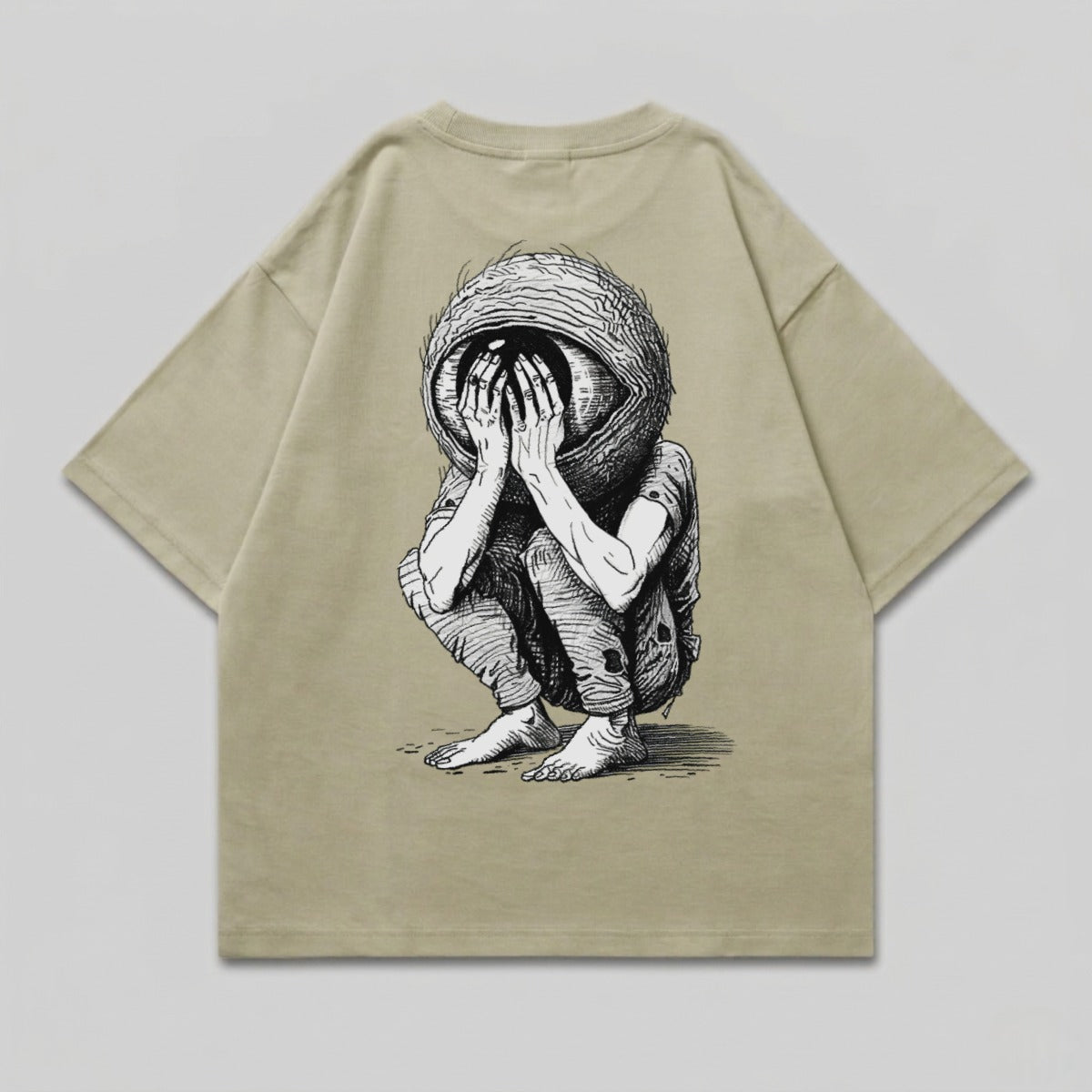 Creeping Eye Monster Crouching Figure Graphic T-Shirt product type