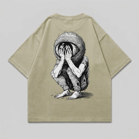 Creeping Eye Monster Crouching Figure Graphic T-Shirt product type