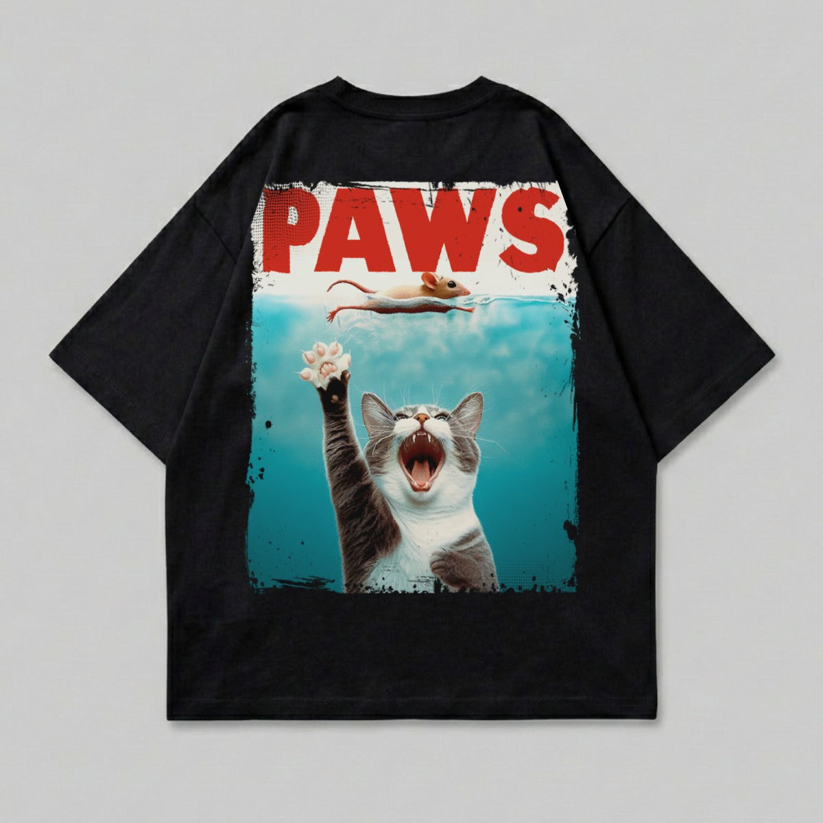 PAWS Cat Mouse Jaws Inspired Parody Graphic product type