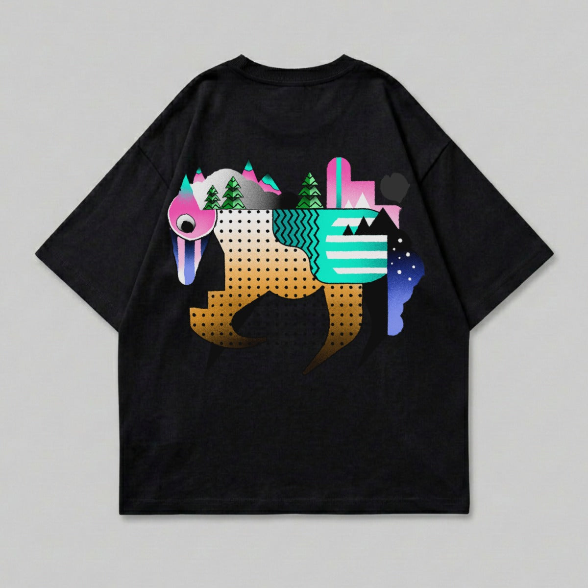Abstract Geometric Bear Nature Artful Design Product Type