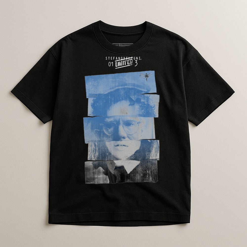Abstract Fragmented Portrait Graphic Tee Product