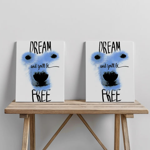 Quadro canvas Dream Free