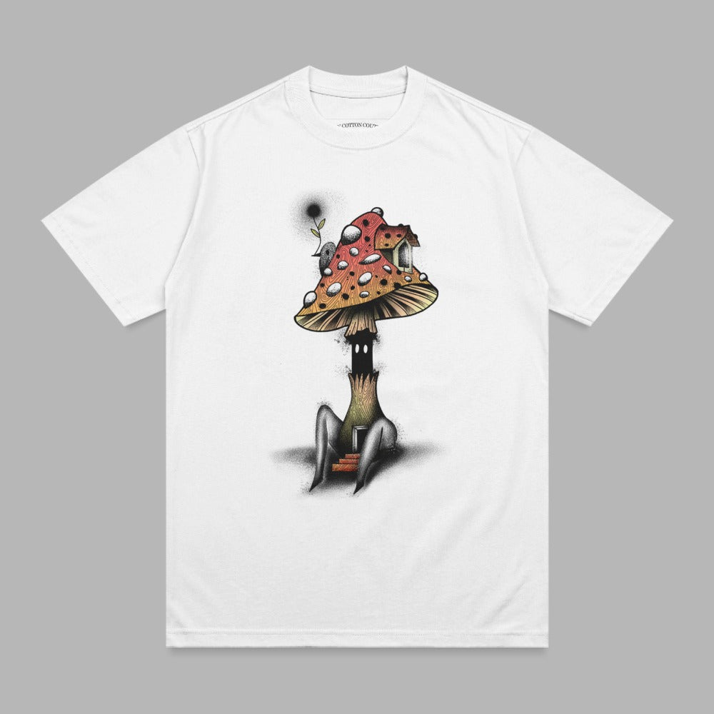 Whimsical Mushroom Fantasy House Sprout Creature product type