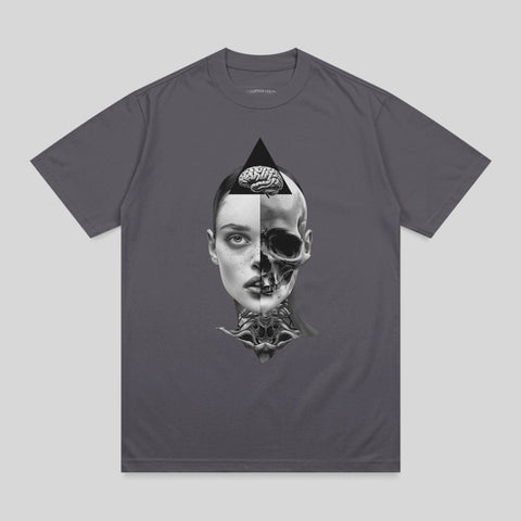 Duality Mind Skull Brain Triangle Art product type