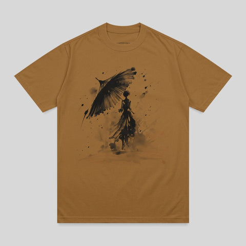 Umbrella Woman Ink Splatter Silhouette product type