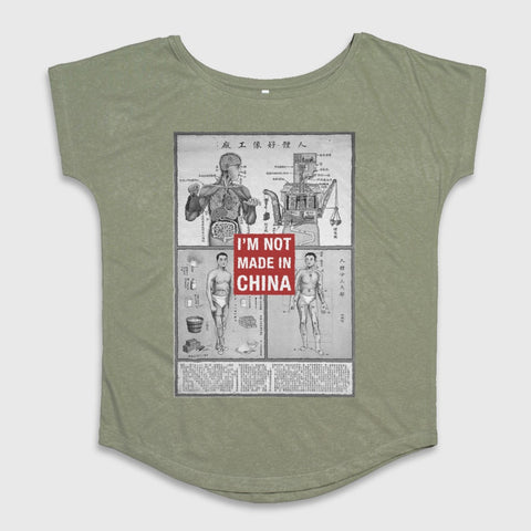 Vintage Anatomy I'm Not Made In China Graphic T-Shirt