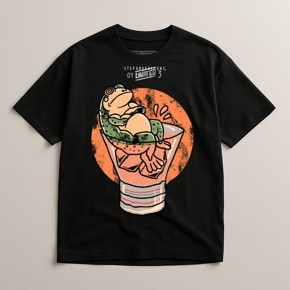 Limited Edition Graphic Frog Design T-Shirt