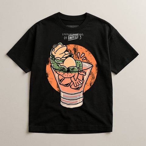 Limited Edition Graphic Frog Design T-Shirt