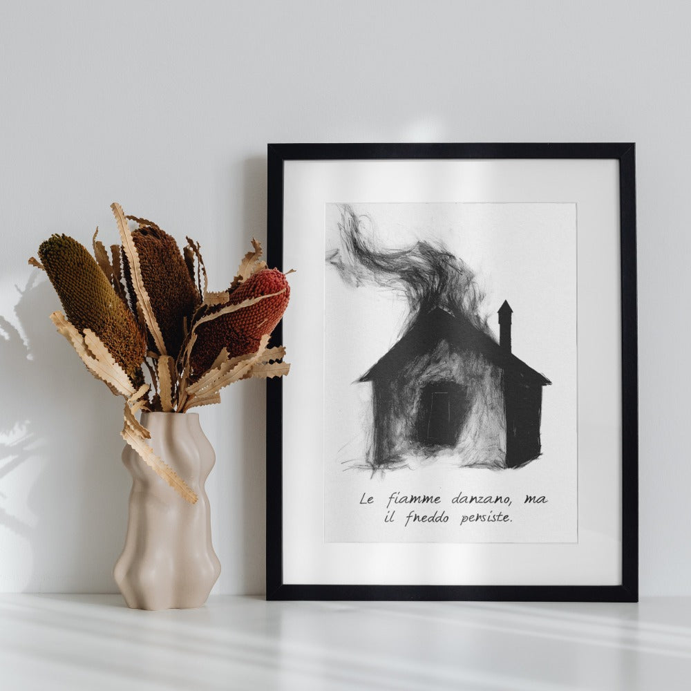 Le Fiamme Danzano Ma Il Freddo Persiste Poster