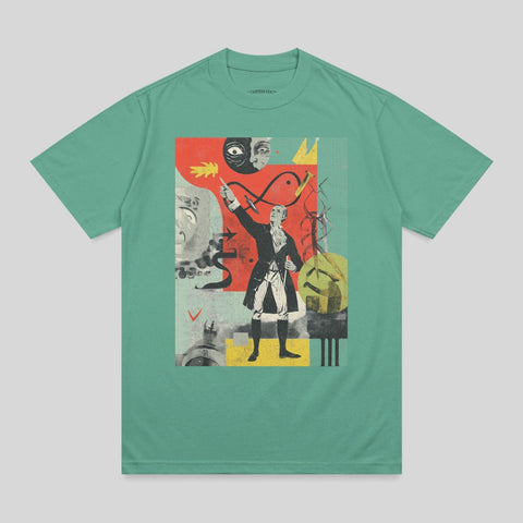 Abstract scientist discovery graphic t-shirt product type