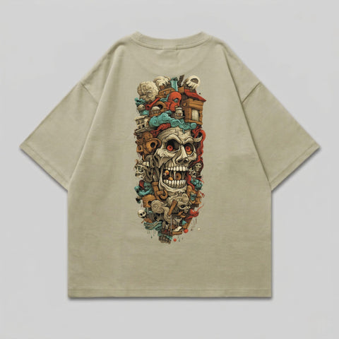 Monstrous Skull Graphic Intricate Design Backprint product type
skull graphic, monster art, demon design, intricate print, unique graphic, backprint tee, creature design, horror aesthetic, spooky skull, artistic print, edgy design, streetwear graphic, gothic skull, dark art, detailed illustration, graphic top, macabre art, skull face print, fantasy creature, bold statement