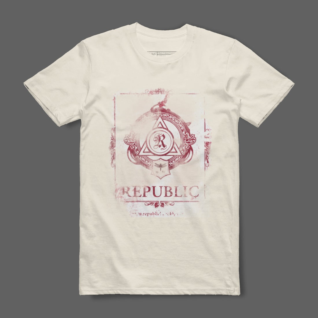Vintage Republic Graphic Tee with Artistic Design