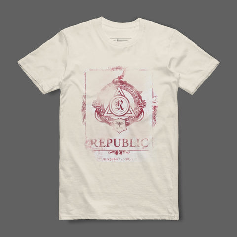 Vintage Republic Graphic Tee with Artistic Design