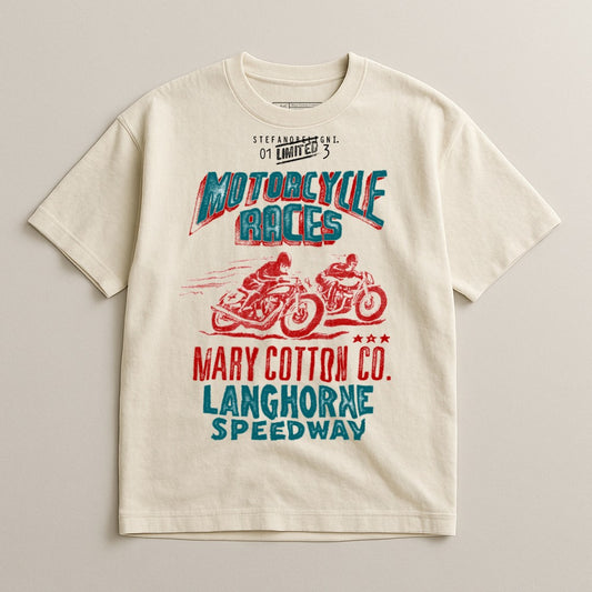 Vintage Motorcycle Races Langhorne Speedway T-Shirt
