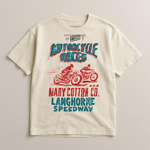 Vintage Motorcycle Races Langhorne Speedway T-Shirt