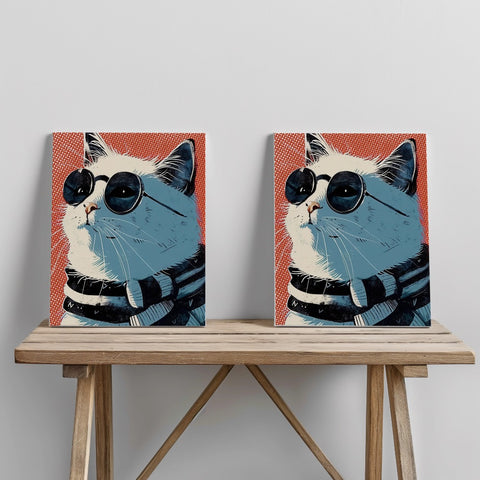 Quadro canvas Gatto-Paul
