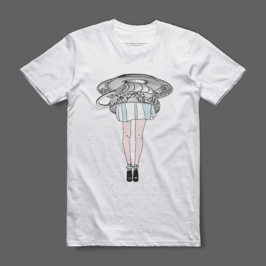Unique Art Tee Shirt with Creative Print Design