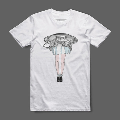 Unique Art Tee Shirt with Creative Print Design