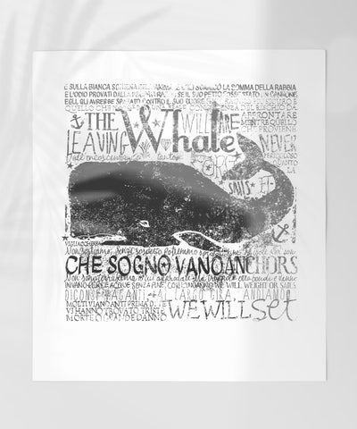 The Leaving Whale We Will Set Artwork Print