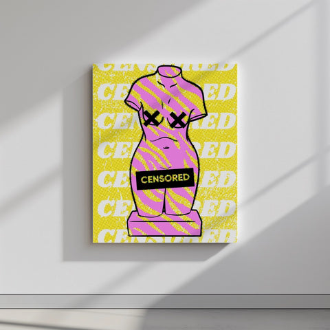 Quadro canvas censored