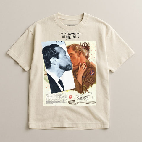 Vintage Inspired Artwork Detailed Graphic T-Shirt