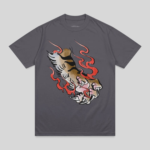 Japanese Inspired Flaming Tiger Claw Grey product type