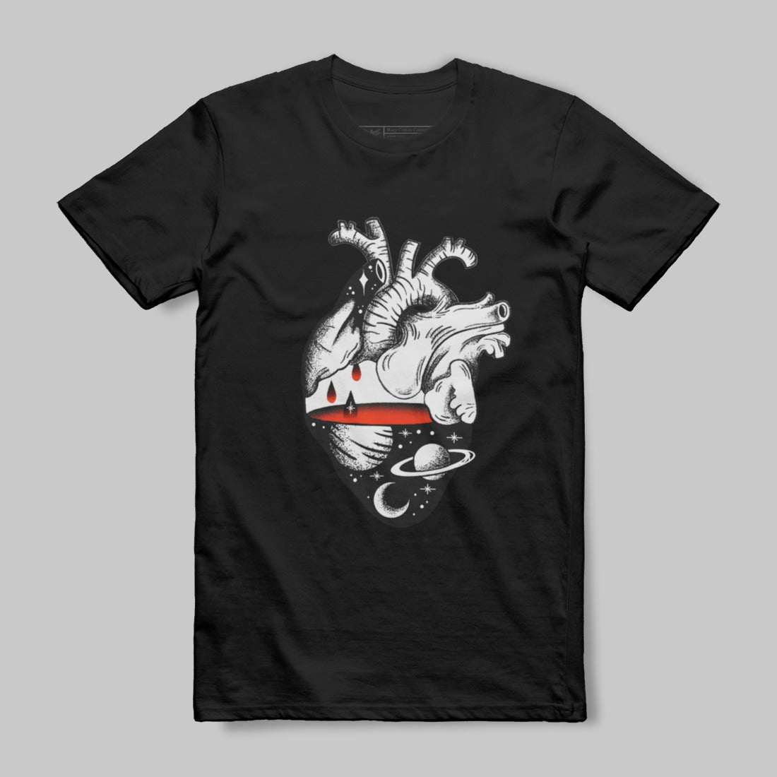 Anatomical Heart With Space Elements Illustration Shirt