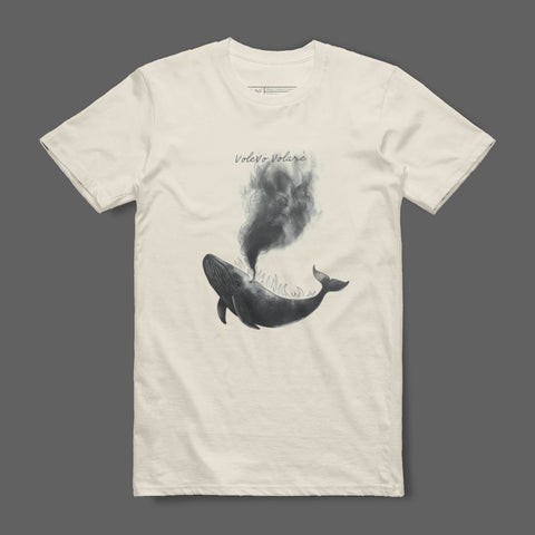 Veles Whale Graphic Print on White Tee product