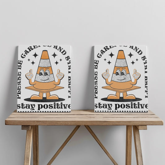 Quadro canvas stay-positive