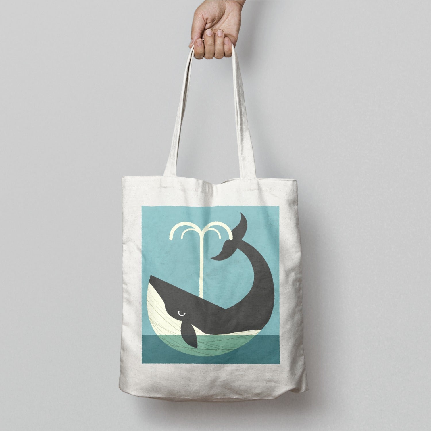 Happy Whale Design Eco-Friendly Tote Bag Product