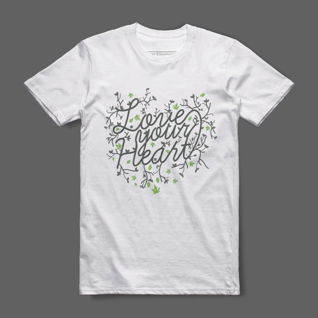 Love Your Heart Unique Graphic Tee Shirt