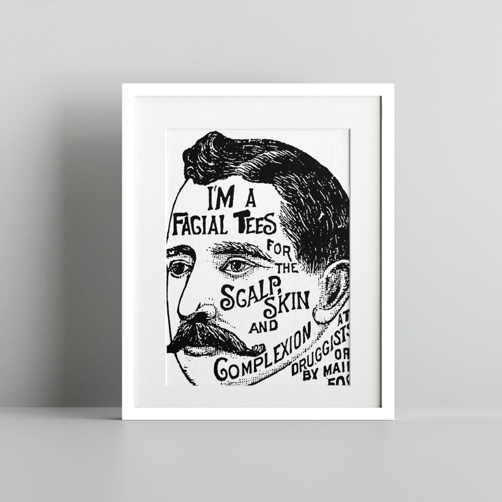Facial Tees Scalp Skin Complexion Art Print