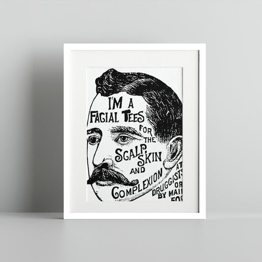Facial Tees Scalp Skin Complexion Art Print