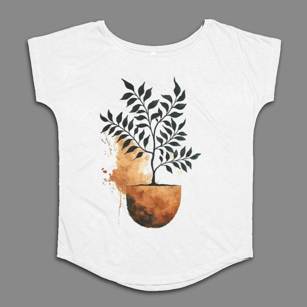 Artful Plant Design Short Sleeve T-Shirt