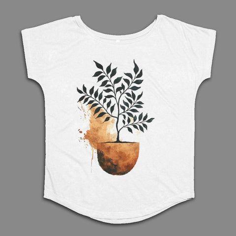 Artful Plant Design Short Sleeve T-Shirt