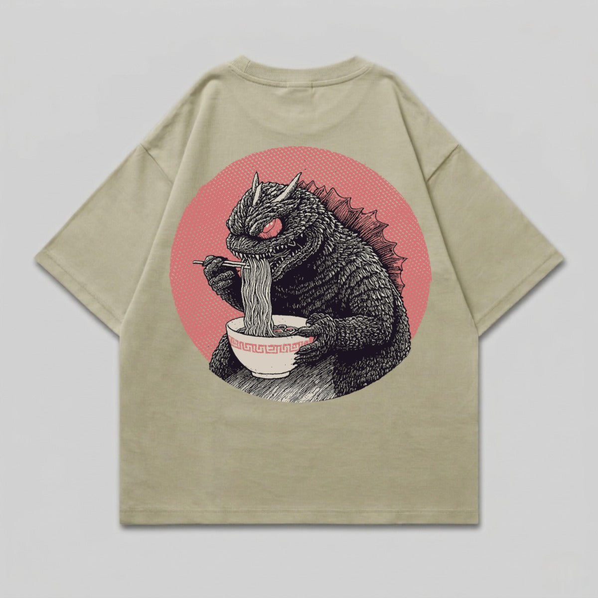 Godzilla Kaiju Monster Ramen Noodles Eating product type