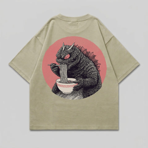 Godzilla Kaiju Monster Ramen Noodles Eating product type