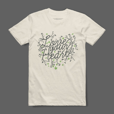 Love Your Heart Graphic Tee T-Shirt for Casual Wear