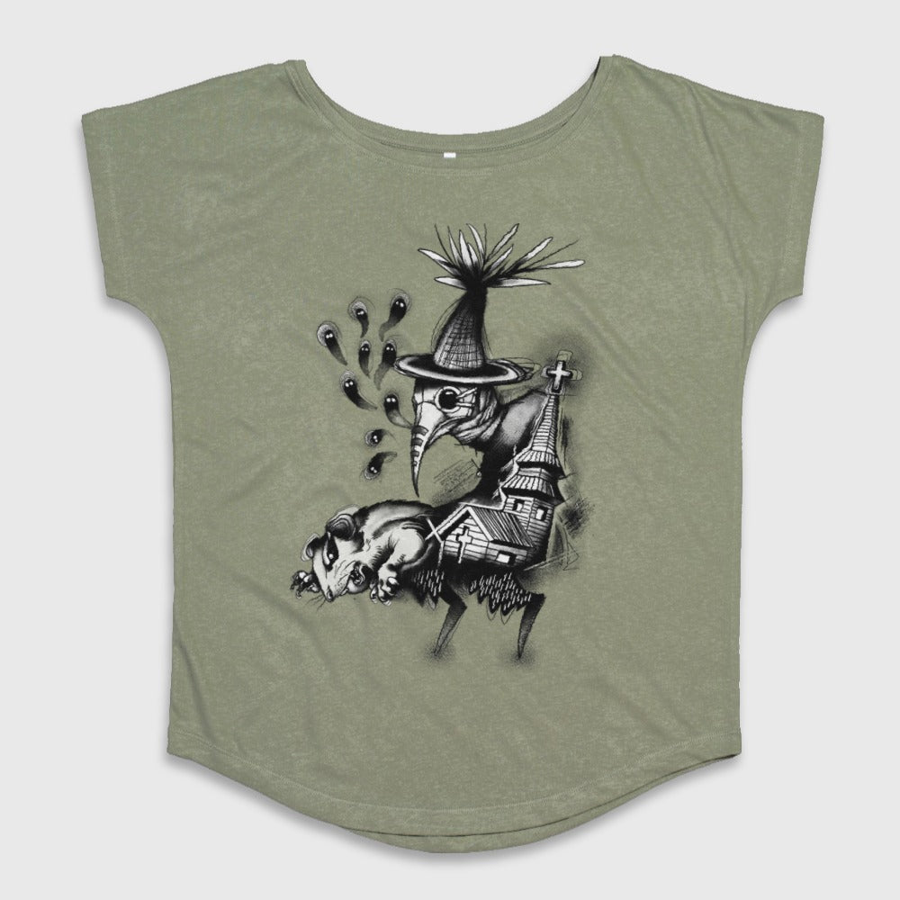 Unique Gothic Plague Doctor with Church Design Top