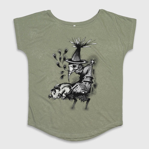 Unique Gothic Plague Doctor with Church Design Top