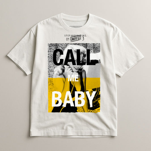 Call Me Baby Graphic Casual Wear T-shirt