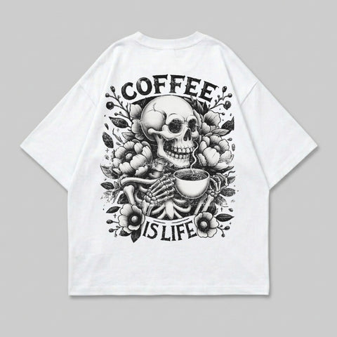 COFFEE IS LIFE Skeleton Floral Drink Graphic Art product type
Skull
Skeleton
Coffee
Floral
Flowers
Drink
Life
Graphic
Art
Gothic
DarkAesthetic
Beverage
Caffeine
UniqueDesign
Bones
Macabre
Indie
Streetwear
SkullArt
FlowerSkull