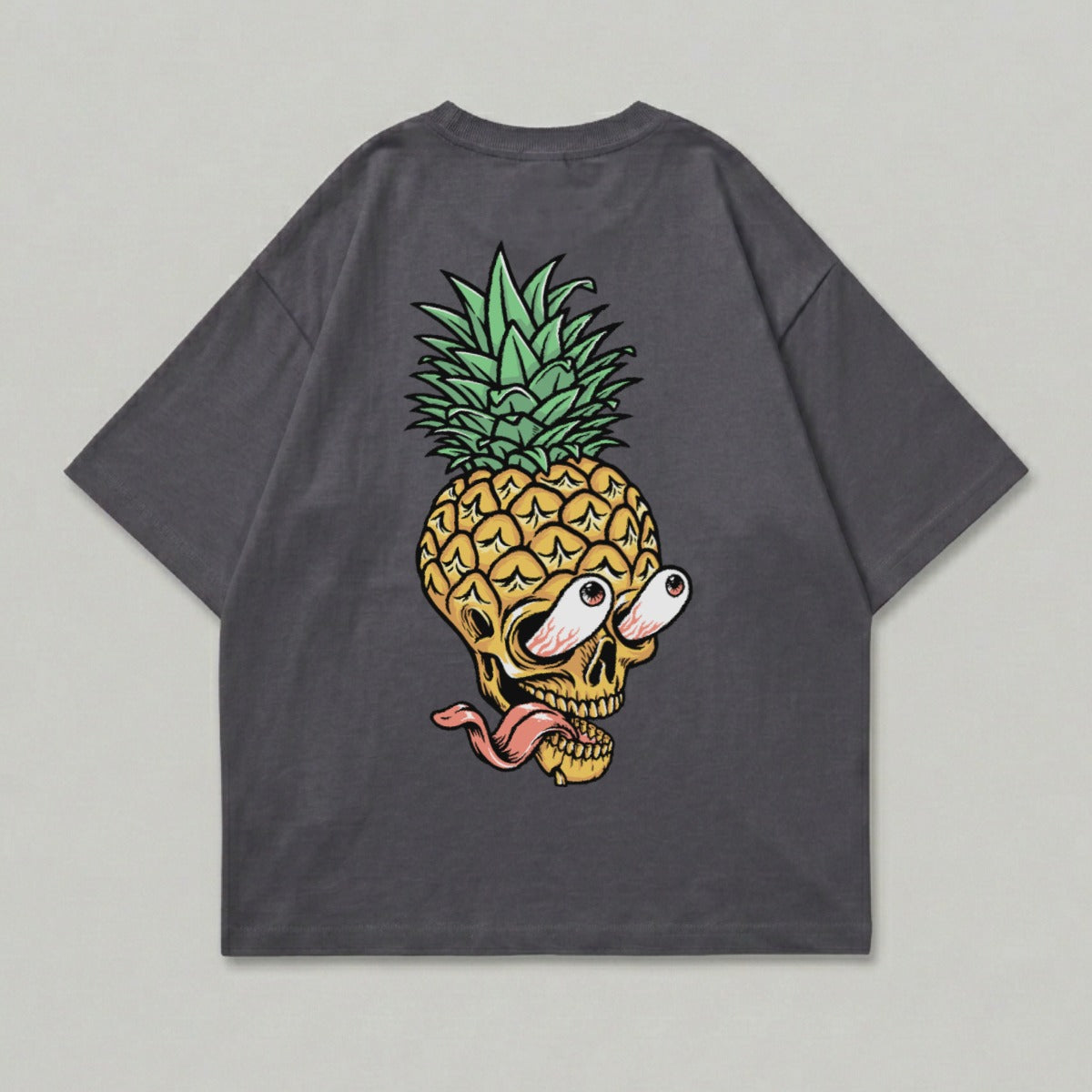 Pineapple Skull Eyeballs Tongue Out Funny Unique Design product type