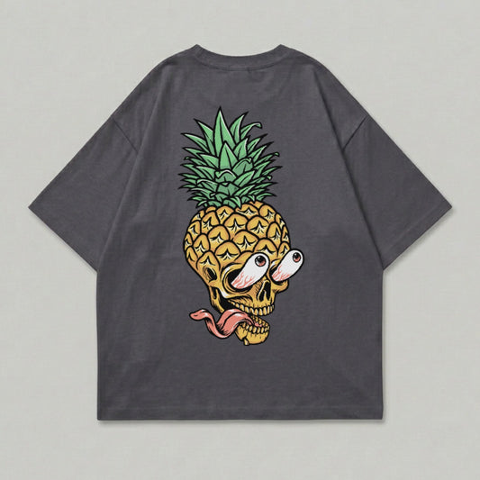 Pineapple Skull Eyeballs Tongue Out Funny Unique Design product type