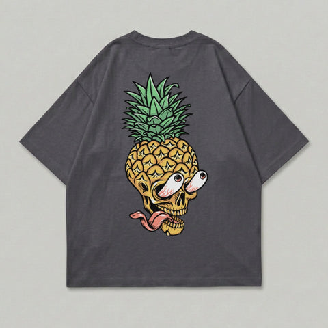 Pineapple Skull Eyeballs Tongue Out Funny Unique Design product type